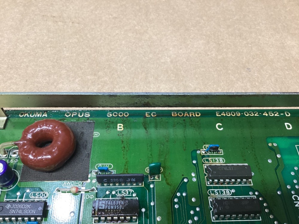 OKUMA E4809-032-452-D EC BOARD OPUS 5000 #100Y54