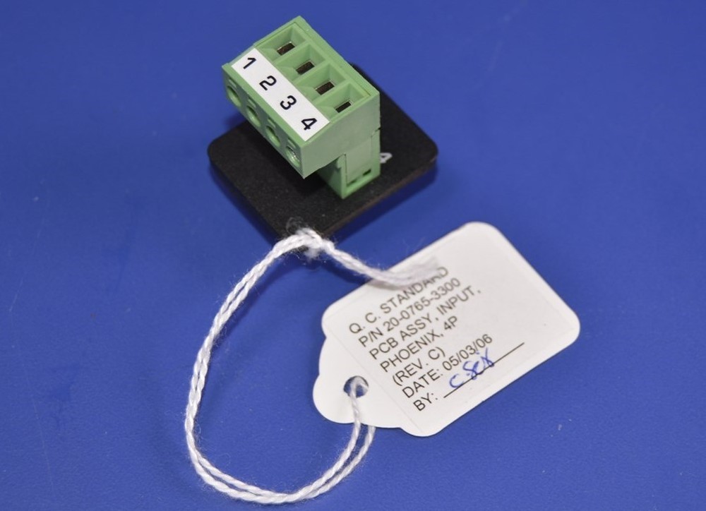 2 (Two) 4P Phoenix Audio PCB Input Terminal Part # 20-0765-3300