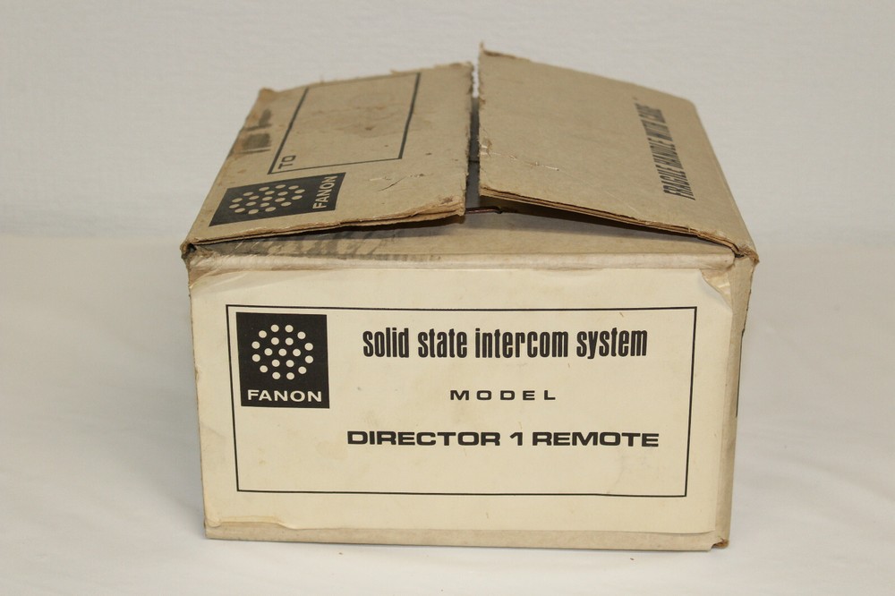NOS NIB Fanon Courier Director 1 Solid State Intercom Remote Station