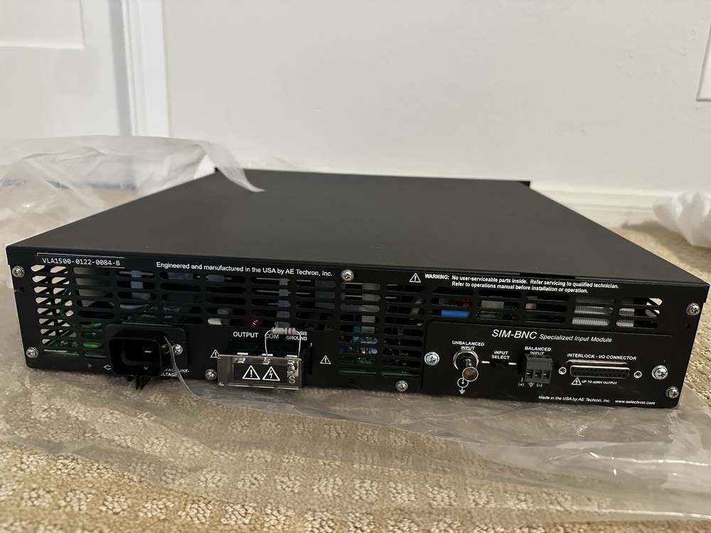 Venable Instruments Linear Amplifier VLA 1500