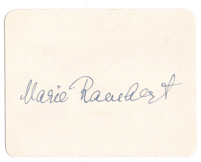 Marie Rambert Signed Card 1964 /Autographed Ballet Dancer