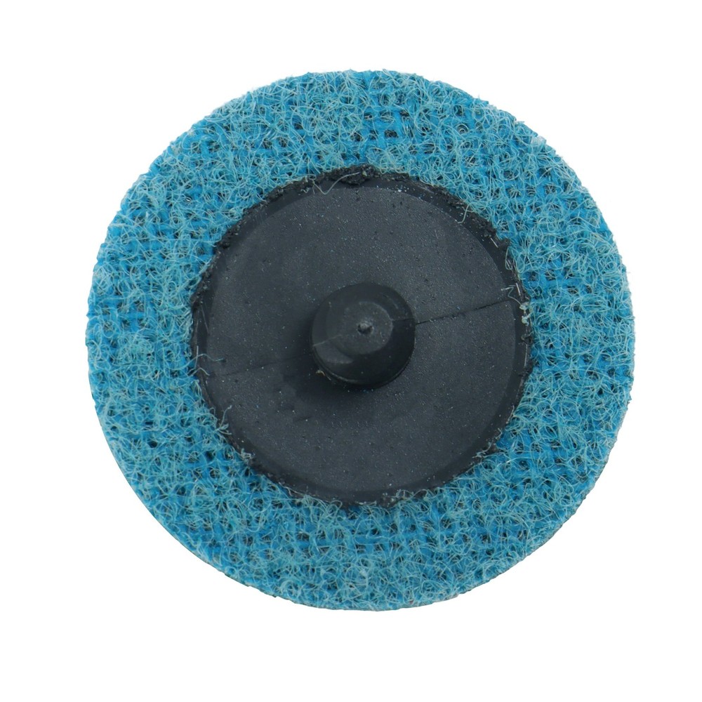 25 Pcs 2" Blue Fine Prep Pad Discs Surface Conditioning Quick Change Discs