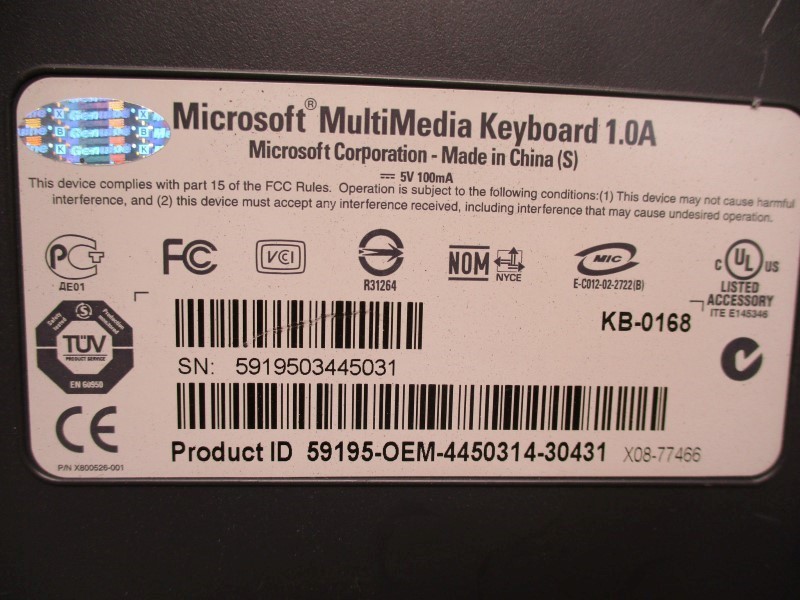 MICROSOFT X08-77466 UNMP