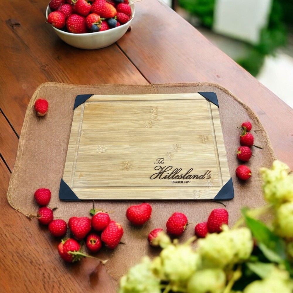 Personalized wood cutting board