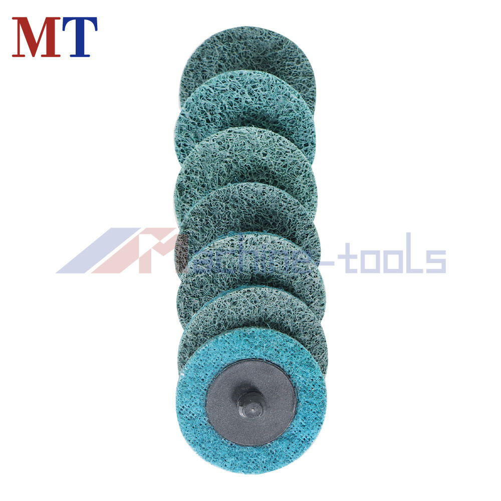 50 Pack 2" Fine Surface Conditioning Discs Roll Lock Die Grinder Sanding Pads