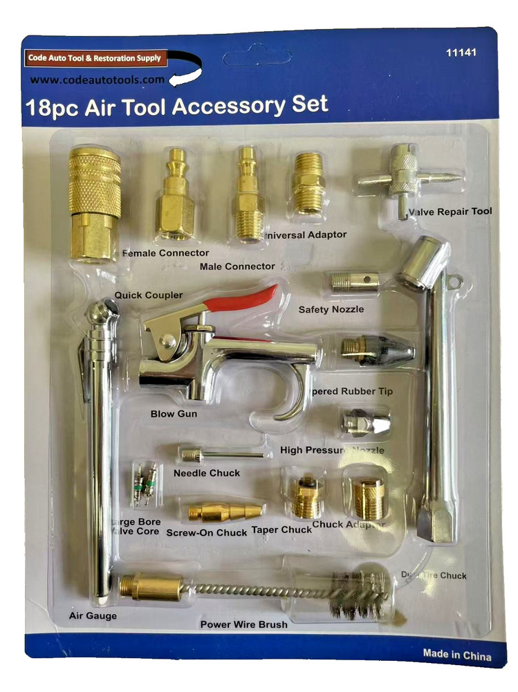 18Pc Air Accessory Kit
