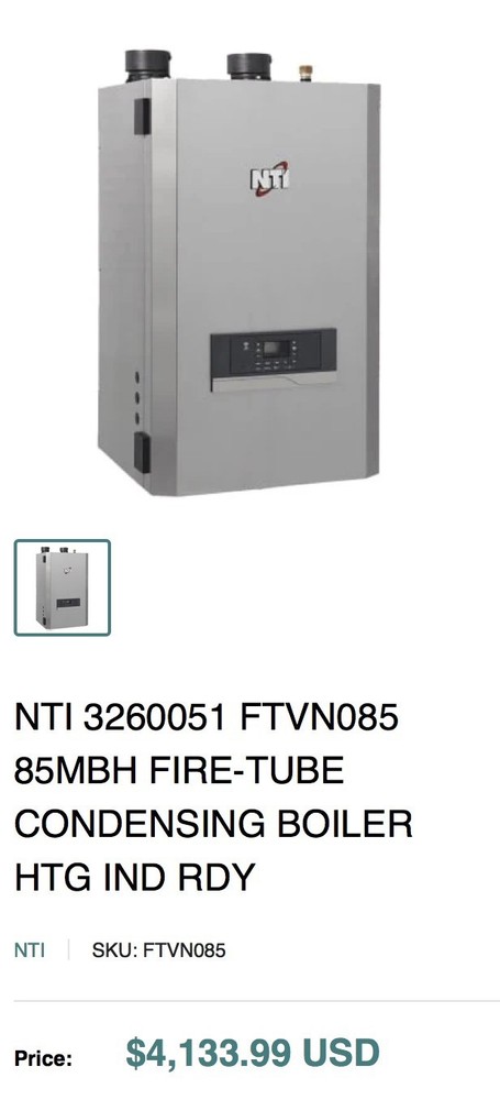 NTI Residential Condensing Gas Boiler