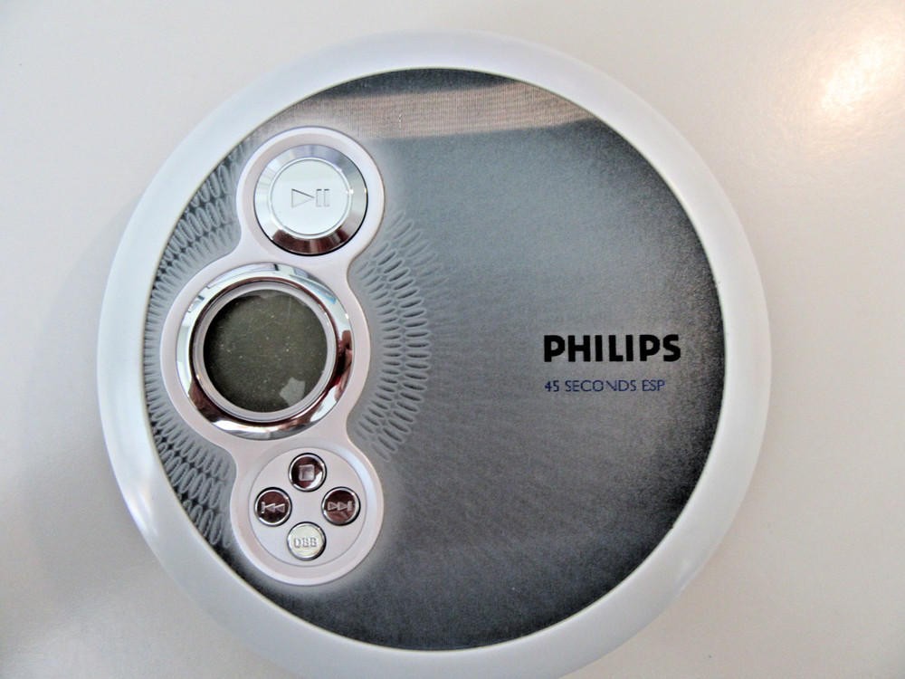 (11$3) Philips AX2411/17 Portable CD Player Walkman 45 Second ESP Tested