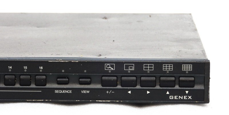 PELCO GENEX 16 CHANNEL SECURITY CAMERA DUPLEX COLOR MULTIPLEXER MODEL MX4016CD