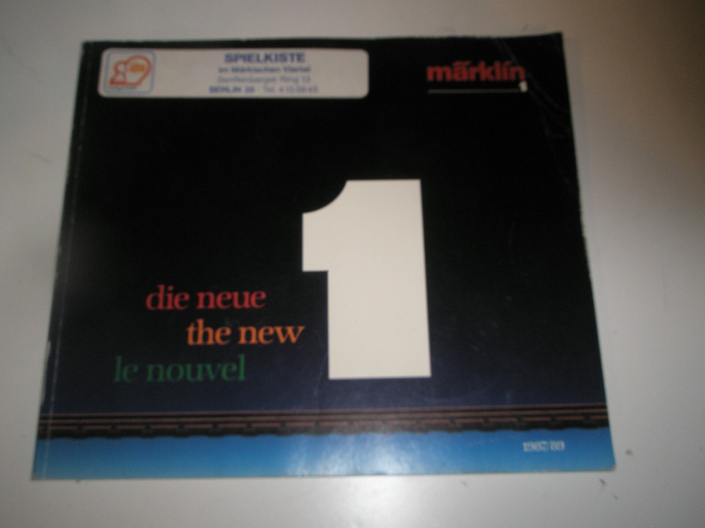 1987/89 Marklin 1 Catalog The New Railways