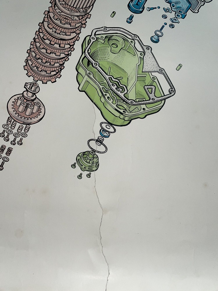 1960s Honda Exploded Motors 6pc Set