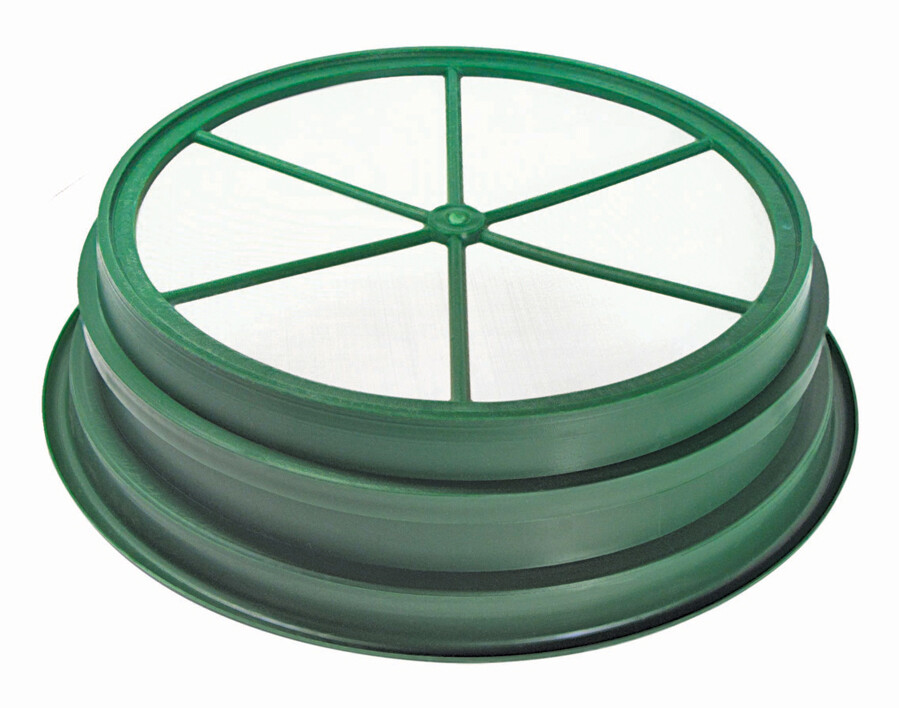 CLASSIFIER SIFTING PAN | 1/50" | STAINLESS STEEL SCREEN EARTH SIFTER STACKABLE