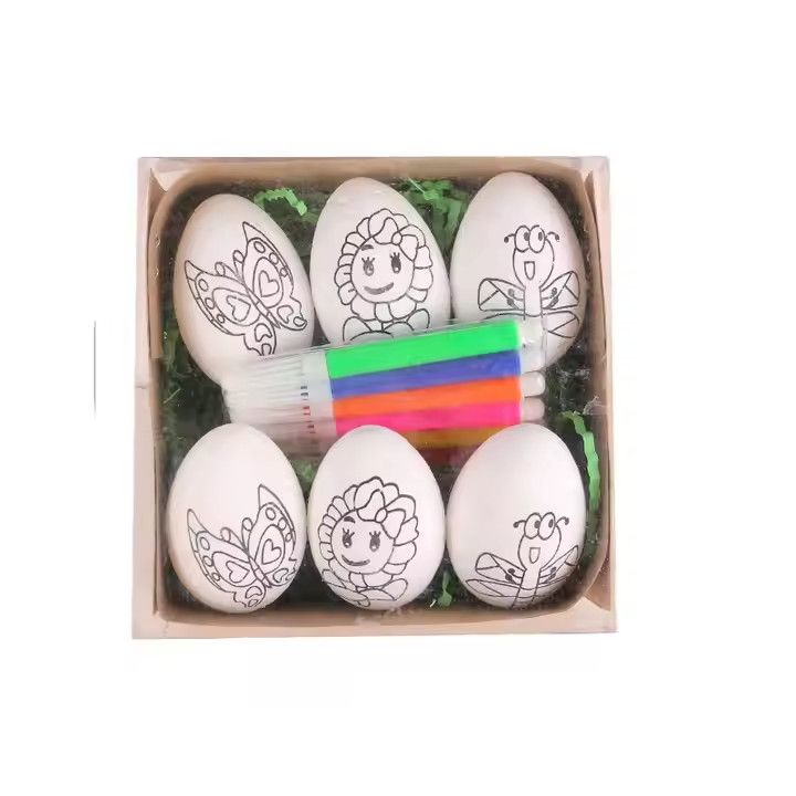 Easter Fun: DIY Hand-painted Cartoon Bunny Eggs