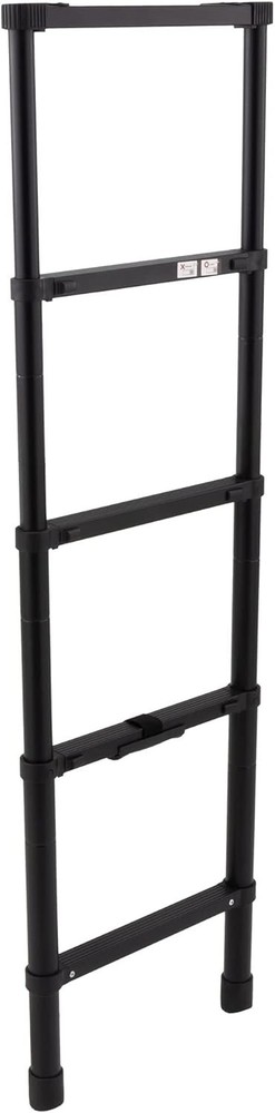 RecPro RV Telescoping Bunk Bed Ladder | Includes Mounting Brackets 60, Black