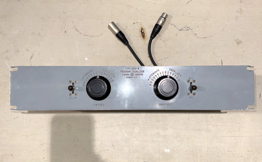 Cinema Engineering Aerovox Type 4031-B Equalizer. RARE. Deoxit treated !