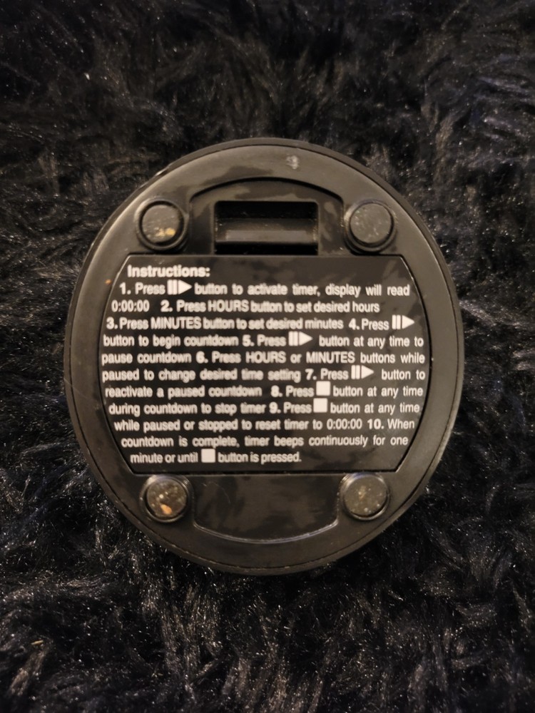 KitchenAid Digital Kitchen Timer Easy to Read Cooks Series Black/Chrome