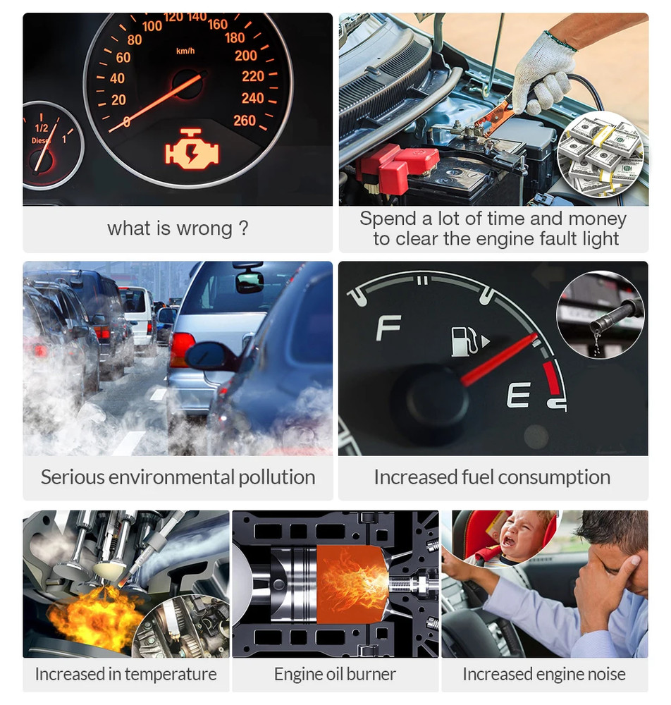 T31 OBD2 Scanner Car Diagnostic Tool Vehicle Code Reader Auto Check Engine Fault