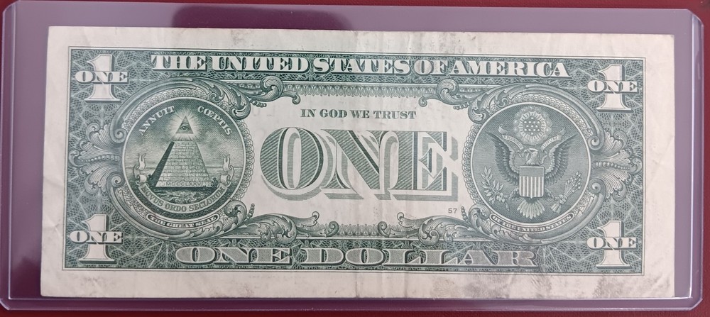 2017 $1 Star Note Error With 2 Pair