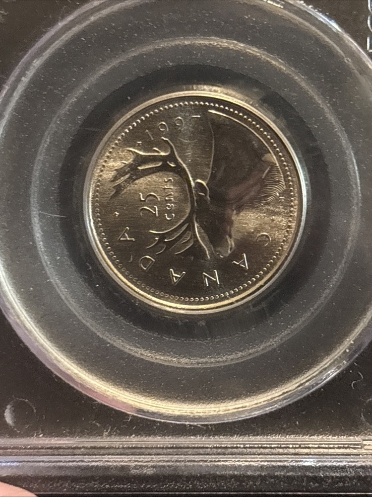 1997 Canada Quarter Pcgs Ms68 Canadian 25C Uncirculated