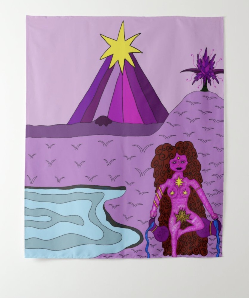 tapestry wall hanging - The Star Tarot