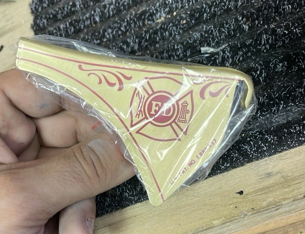 Uncut Retro Brass for Fire Helmet