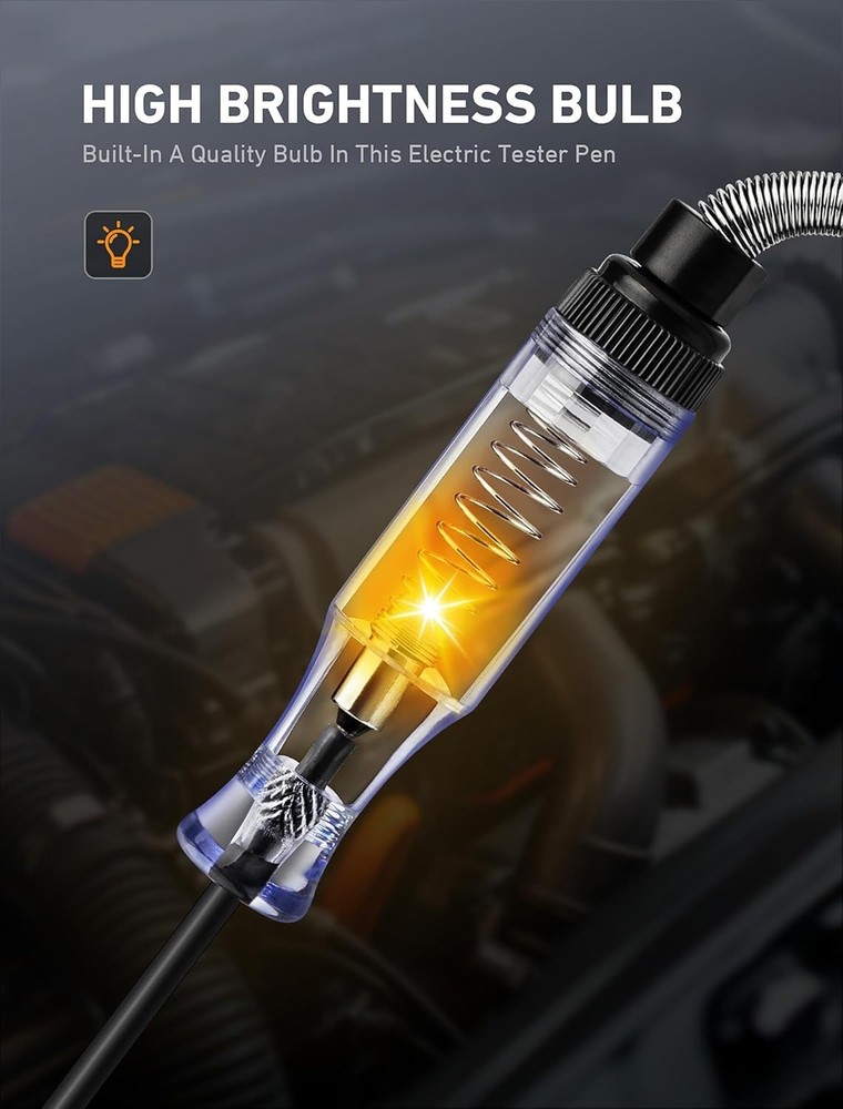 Automotive circuit test light volt