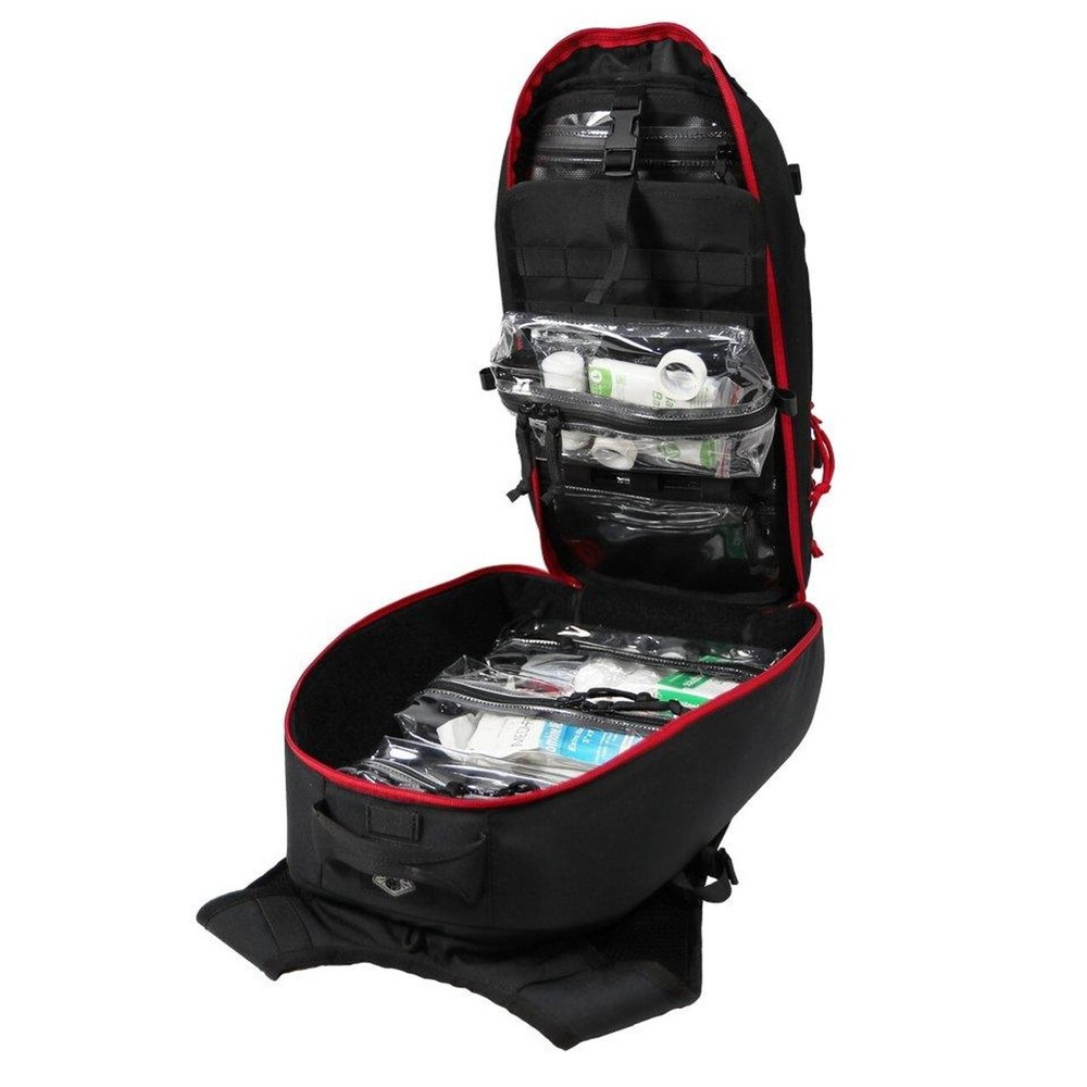 Grey Ghost Gear Overland Black/Red Backpack