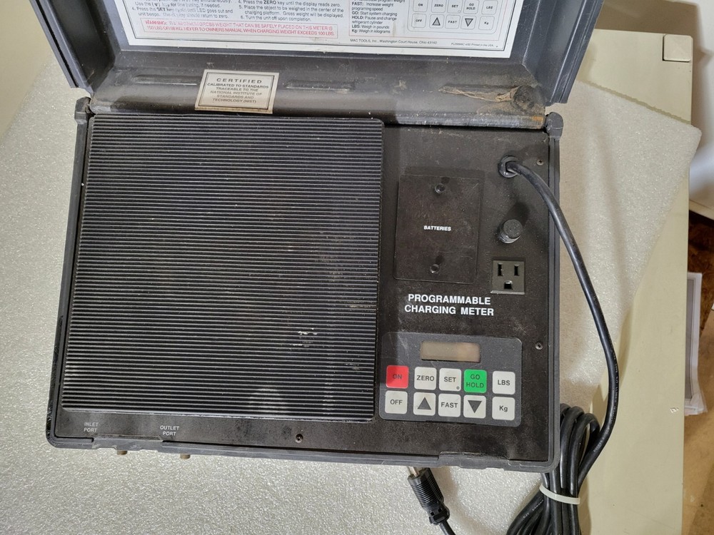 Mac Tools AC9050 Automatic Programmable Charging Meter - Condition Unknown - Par