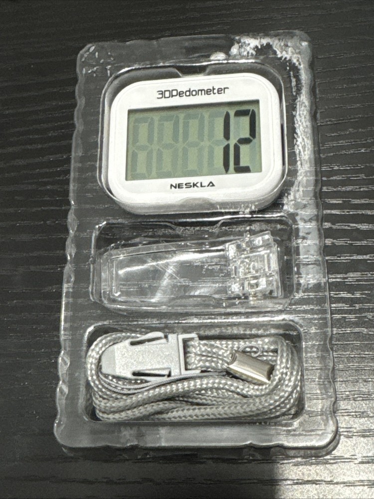 NESKLA Pedometer for Walking - Simple Step Counter for Walking