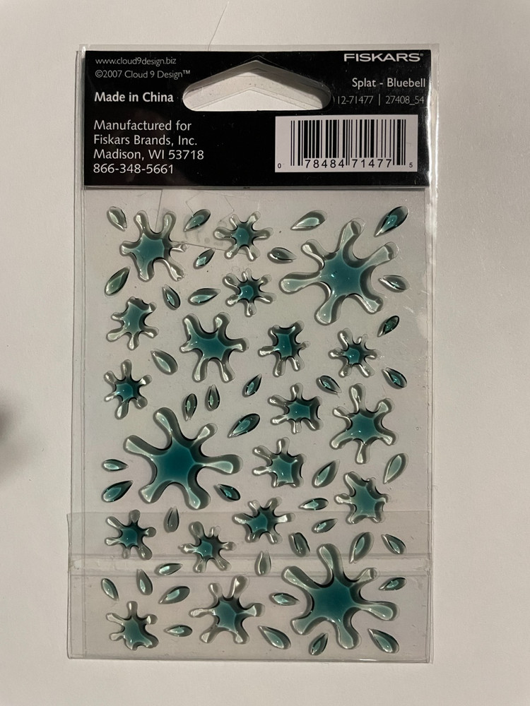 CLOUD 9 DESIGNS "RAIN" SPLATS