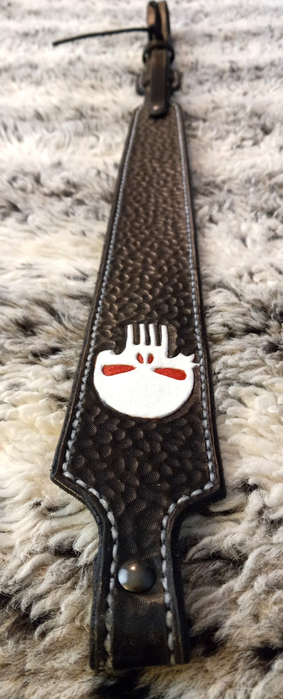 100% Full grain leather handcrafted gun sling