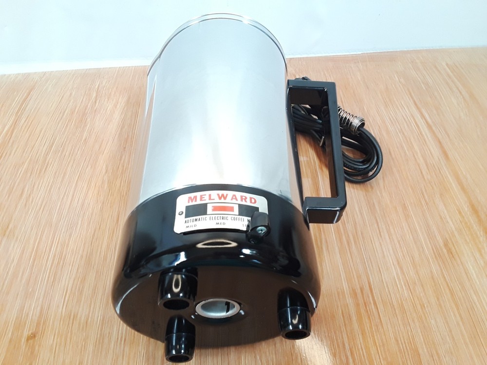 Vintage Melward Aluminum Automatic Electric Coffee Maker EUC