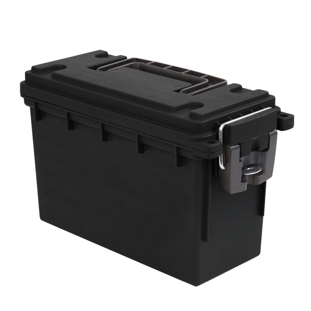 Sheffield 12629 Ammo Storage Box, Stackable .30 Cal Standard Single, Black