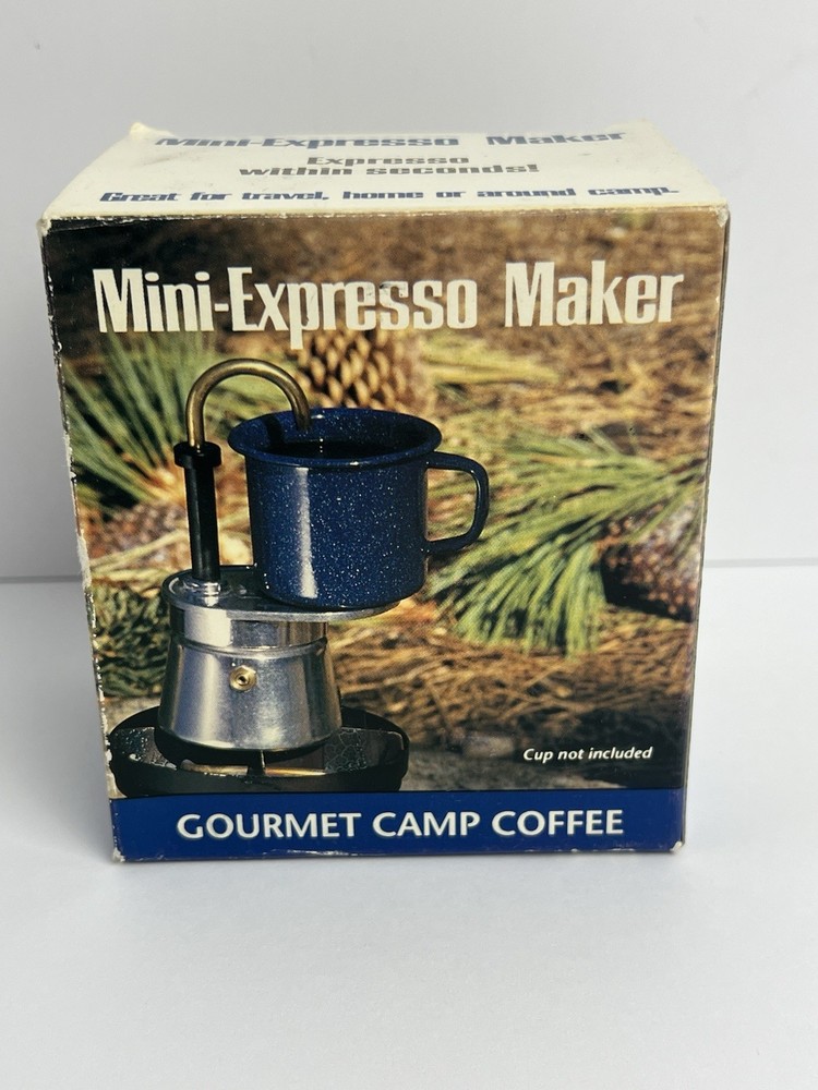 VINTAGE GSI Outdoors Mini Camping Coffee Espresso Maker New