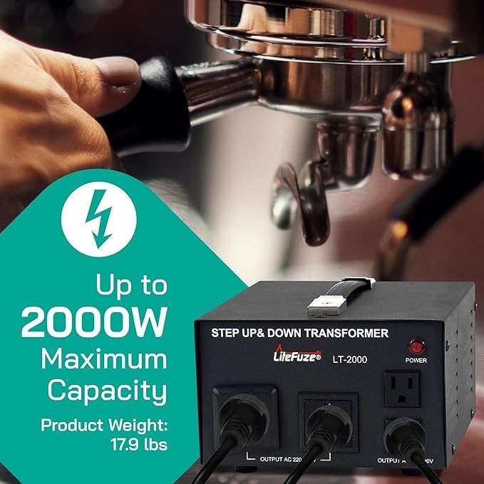 LITEFUSE Step Up/Down Voltage Converters and Transformers 2000 watt