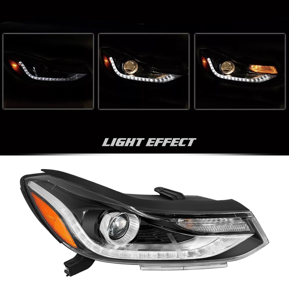 For 2017-2022 Chevy Trax Headlight Projector Headlamp Left& Right W/ B LED DRL