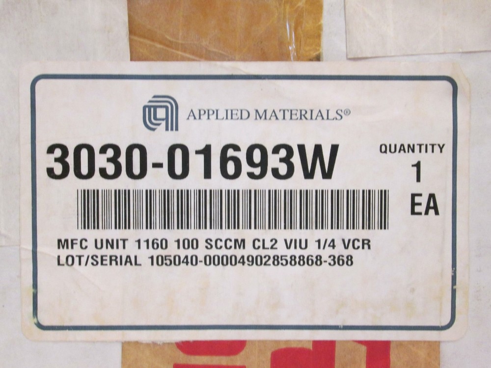 Unit UFC-1160A Mass Flow Controller, CL2, 100 SCCM, Refurbished