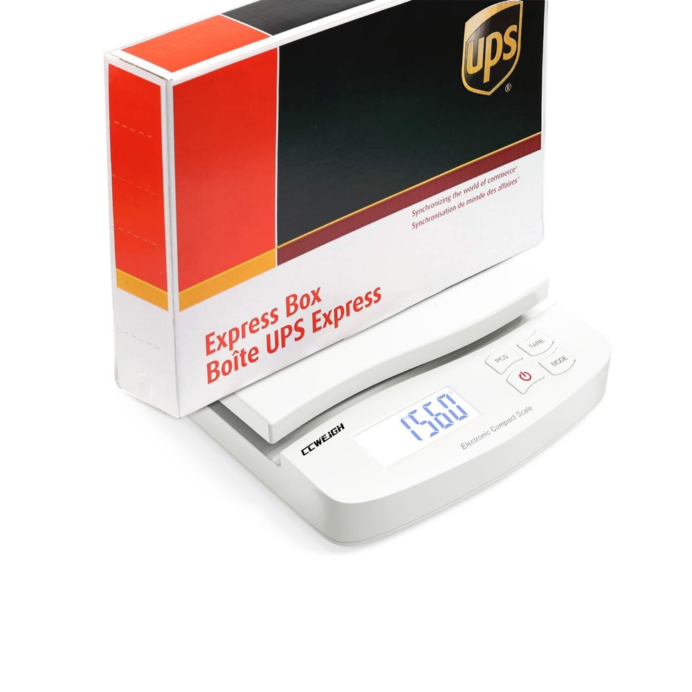 Digital Postal Scale 30kg 6 Units Conversion Large LCD Display for Packages