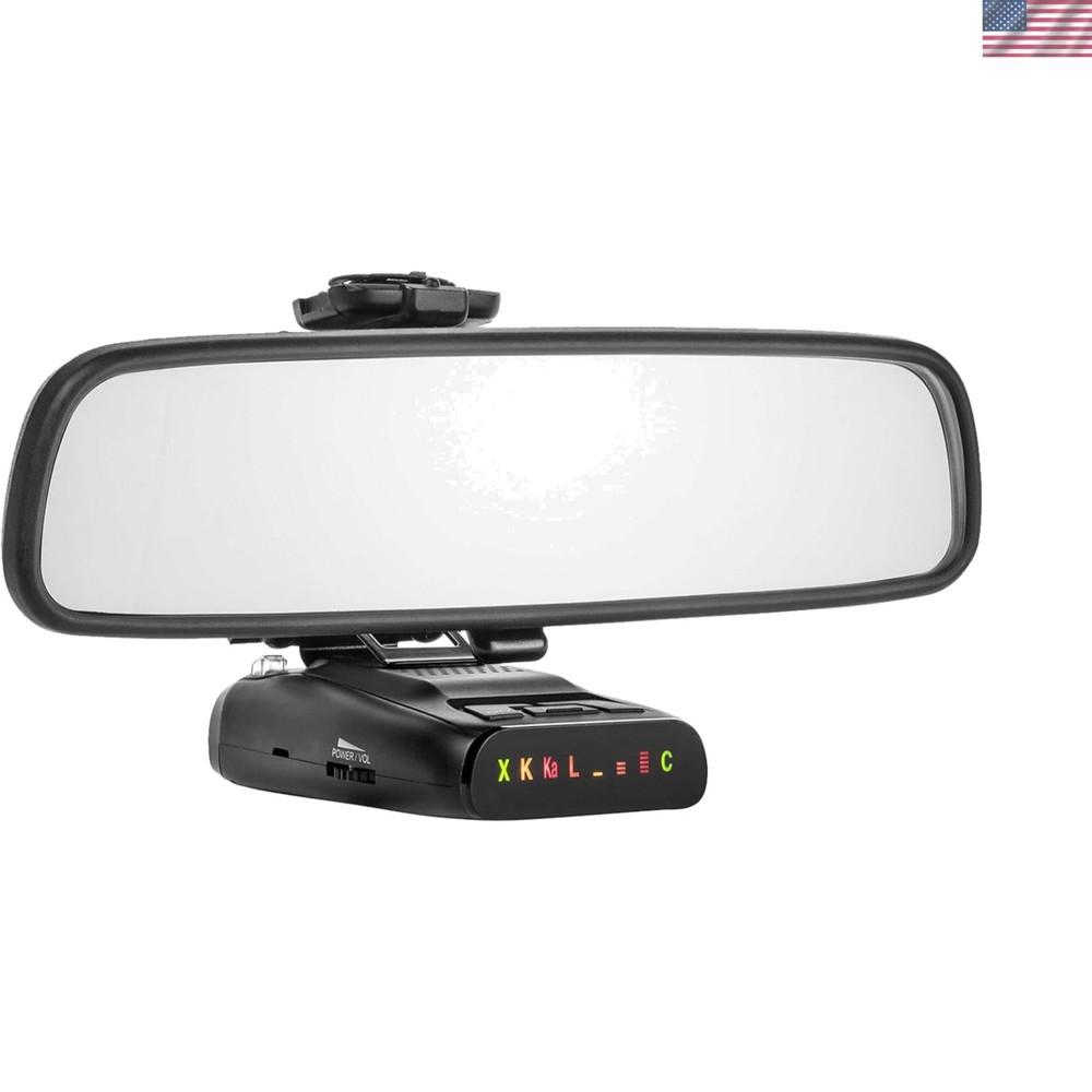 Secure Metal Mirror Mount Bracket for Uniden Radar Detectors - Easy Installation