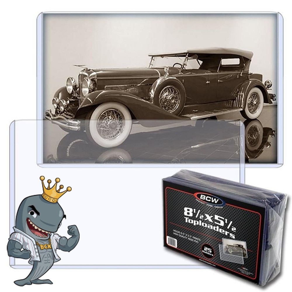 BCW 8.5x5.5 Topload Holder 25ct Pack FREE SHIP