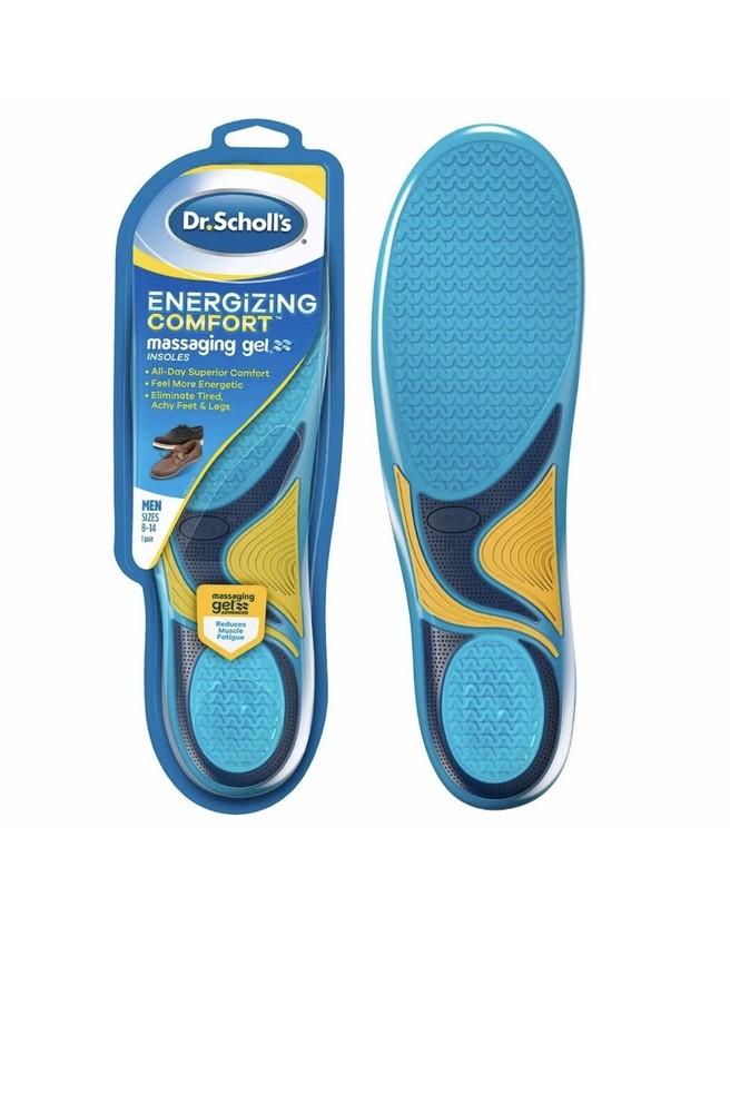 Dr. Scholls Massaging Gel Advanced Insoles for Men Shoe Inserts 8 - 14