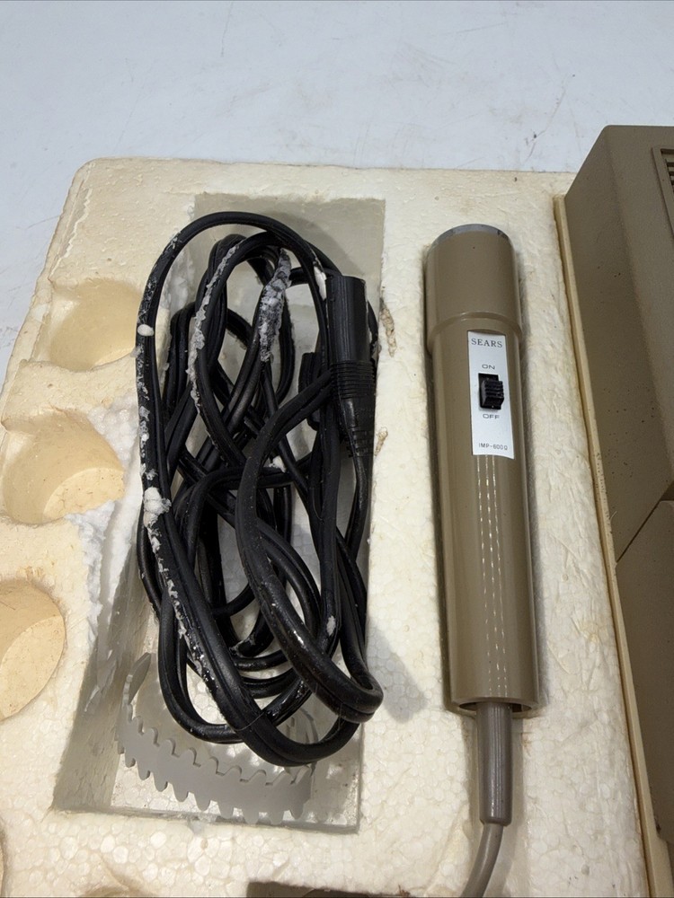 SEARS Solid State (Model 34201) Tape Cartridge Recorder 1960’s Complete Untested