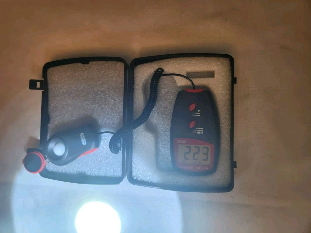 Digital Light Meter Illuminance Meter With 3 Ranges Light Meter Portable Growing