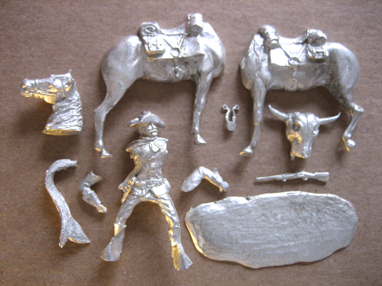 Valiant Miniatures Kit# 9814 - Mounted US Cavalryman - 54mm