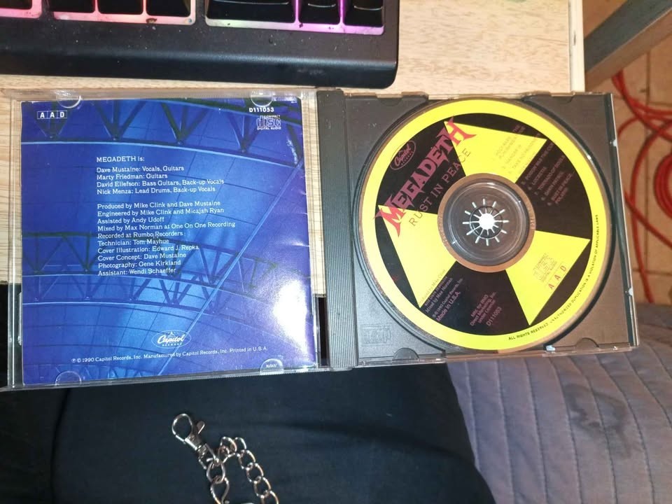 MegaDeth Rust In Peace Signed CD
