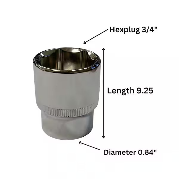 3/4 In. Npt X 44 In. Long 4-Section Magnesium Anode Rod | Heater Hot Water Hex