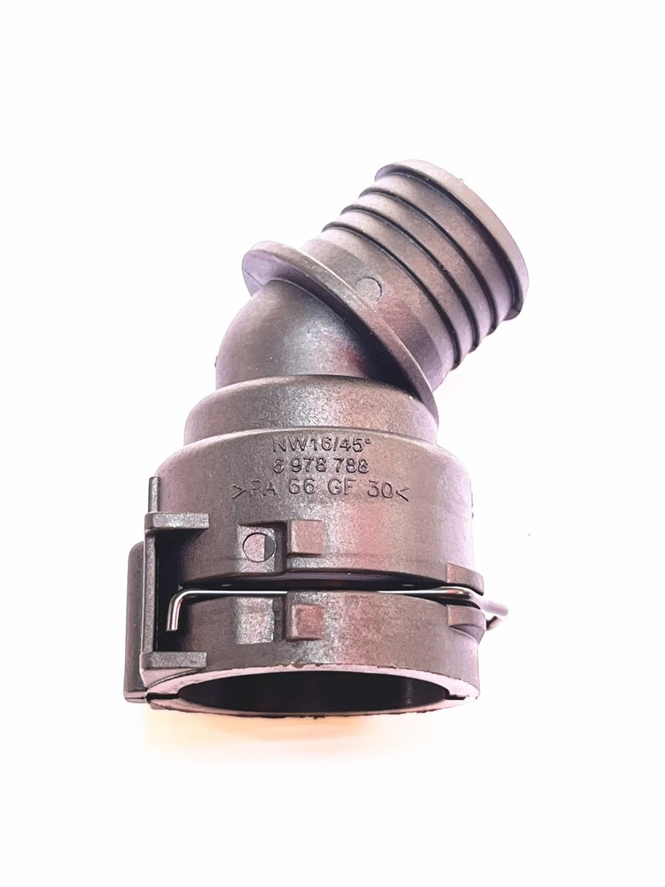 6978788,NW16,45°,Coolant Hose Connector Adapter,Radiator Pipe 22mm, Black
