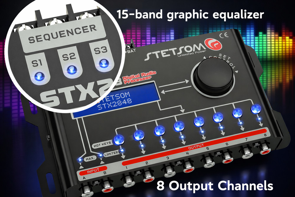 Stetsom STX2848 Digital Audio Processor + Same Day Shipping From USA!