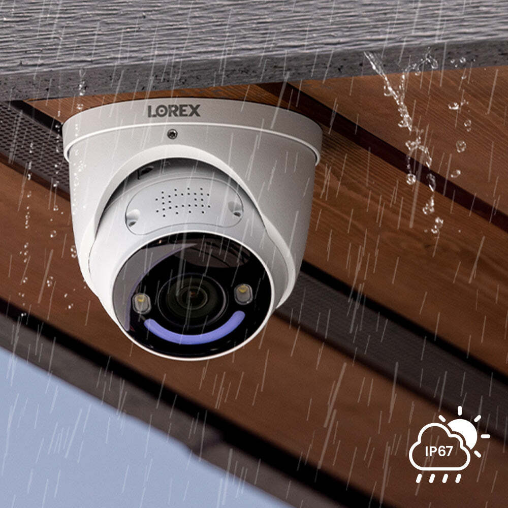 Lorex 4K+12MP Outdoor Security Camera System with 4 IP Wired Dome Camera