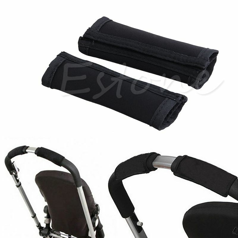 Cup Bottle Holder Handlebar Black Handle Protect Grips for NUNA Baby Strollers